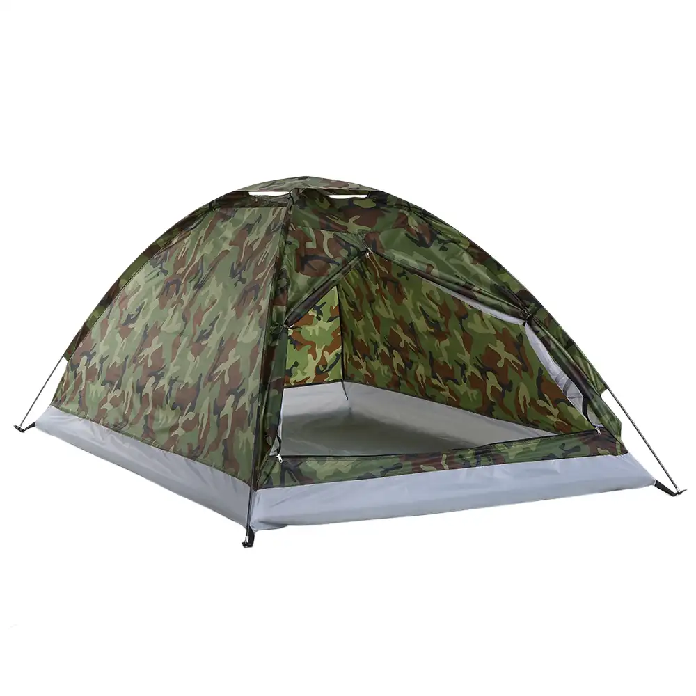 Automatic Camping Tent for 2 Person Single Layer Outdoor Portable Camouflage Handbag for Hiking,Travelling Lightweight Backpacki