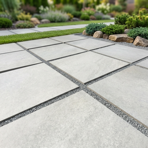 Europe Quality R11 Non Slip 20mm Thick Porcelain Outdoor Tiles Hammer <b>Stone</b> Grey 120x60 Heavy Duty <b>Paving</b> Slabs - Product Image 2