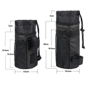 Funda de nailon personalizada para bicicleta, bolsa aislante para botella de agua, con cordón y marco triangular - Product Image 3