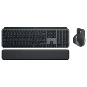 批发原装罗技MX按键S组合全尺寸无线键盘和鼠标套装，带掌托，适用于电脑苹果石墨