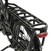 Bicicleta Eléctrica de Carga TXED Multifuncional con Doble Batería, Motor de 500W, Freno de Disco Mecánico, para Negocios, Entregas y Uso Familiar