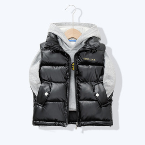<span class=keywords><strong>Gilet</strong></span> bouffant léger pour garçon, manteau d'hiver résistant à l'eau, sans manches, <span class=keywords><strong>v</strong></span>êtements d'extérieur pour enfants - Product Image 3