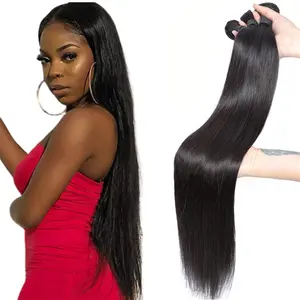 Großhandel Fabrik preis Top Qualität Bone Straight Weaves Bundles, doppelt gezeichnete brasilia nische Echthaar verlängerung Anbieter