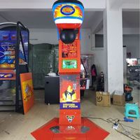 Machine d'arcade Dragon Fist Punching Crane avec lecteur de cartes, en métal résistant aux intempéries, fonctionne à pièces, version anglaise, pour jeux sportifs