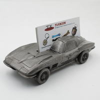 Porte-cartes en métal en forme de voiture 3d vierge personnalisé, présentoir de cartes de camions avec logo