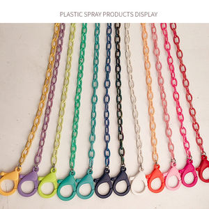 Bracelet pour lunettes, en acrylique coloré, porte-chaîne de 7.5mm, 5 pièces - Product Image 5