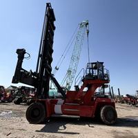 Chariot élévateur à conteneurs vides d'occasion Kalmar / Manipulateur de conteneurs vides, DCE80 DCE90 DCG80, 8 tonnes 9 tonnes pour port et entrepôt de conteneurs