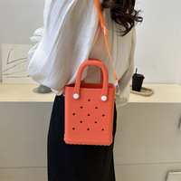 Sac de plage en caoutchouc imperméable pour femme, sac à bandoulière tendance, sac messager, sac de voyage, sac de piscine, sac fourre-tout pour femme