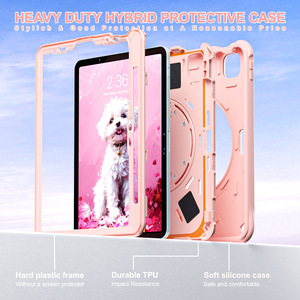 Phim hoạt hình Dog Silicone trường hợp đối với iPad Pro 11 không khí 6/5/4 10.9/10.2 dễ thương xoay đứng chống sốc Bìa bảo vệ IPad Phụ kiện - Product Image 2