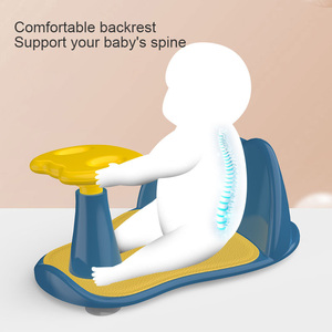 Bồn Tắm Trẻ Sơ Sinh Trẻ Sơ Sinh Mới Sinh Chống Trượt Bằng Nhựa Bộ Hỗ Trợ Ghế Tắm Cho Trẻ Em Trẻ Em Ngồi Có Giác Hút - Product Image 2