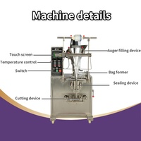 Machine de remplissage automatique multifonction, épices, café, poudre de chocolat, petit sac de remplissage d'aliments, appareil d'emballage, 1 pièce