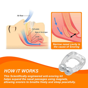 Clip Nasal Magnético de Silicona Mini, Grado Médico, Anti Ronquidos, Mejora el Sueño y Corrige la Respiración, Éxito de Ventas 2026 - Product Image 4