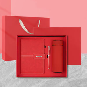 ทัมเบลอร์สแตนเลสสมุดโน้ตทำจากหนัง PU ชุดของขวัญ A5สมุดโน้ตงาน - Product Image 5