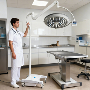 Lámpara Quirúrgica LED para Hospital, Lámpara de Operación Médica sin Sombra, Equipo Veterinario, Montada en Techo, Móvil y Portátil - Product Image 2