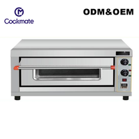 Four à pâtisserie électrique numérique Cookmate avec contrôle précis de la température et minuterie intégrée, usage commercial, haute puissance 3,5-6 kW