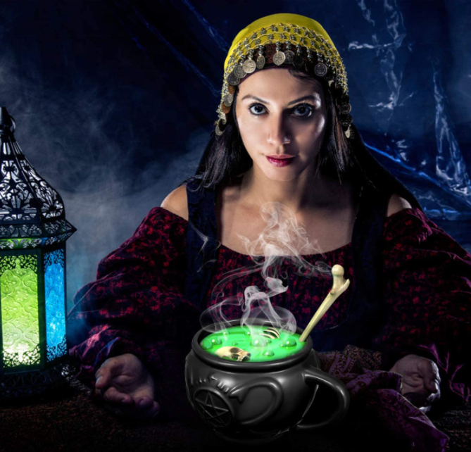 Hexenkessel Tasse Personalisierbar - Gothic Tee & Kaffee Becher Geschenk