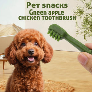 Palo de dientes para perros, cepillo de dientes, bocadillos para masticar, sabor a té verde, entrenamiento de recompensa, bocadillos naturales para mascotas, golosinas refrescantes para el aliento de perros - Product Image 5