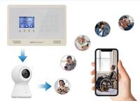 Livraison gratuite Domotique intelligente 4G WIFI GSM Dispositif d'écoute d'insectes sans fil Alarme de sécurité pour entreprise à domicile