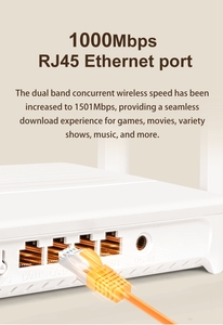 Dual-band wifi6 ax1500mbps doanh nghiệp cấp <span class=keywords><strong>Router</strong></span> lưới mạng đầy đủ Gigabit cổng Ethernet tường lửa tốc độ cao wifi-new - Product Image 4
