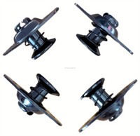 Nouveaux boutons Dzus en acier 5/16" .450" Reach noirs auto-éjectables pour fixation de carrosserie de voiture de course Sprint