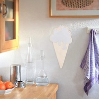 Miroir en bois en forme de nuage, SIMPLE, créatif, vague en bois, motif esthétique, vente comme des gâteaux chauds