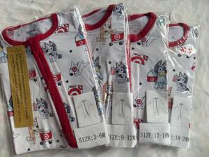 Pakaian Tidur Bayi Bambu Lengan Panjang Bernapas dengan Ritsleting, Romper Bayi Bambu, Jumpsuit Ritsleting yang Dapat Diubah - Product Image 6