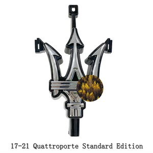 Trident <span class=keywords><strong>Logo</strong></span> CoversBadge avant emblème garde-boue Grille Badge pare-chocs voiture <span class=keywords><strong>Logo</strong></span> pour <span class=keywords><strong>Maserati</strong></span> Ghibli Levante Quattroporte GT - Product Image 3