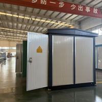 Subestación Compacta Prefabricada de Tipo Contenedor para Exteriores, Trifásica/Monofásica, 60Hz, Sumergida en Aceite, 10kV/400V, SHENG HUA YB, Henan