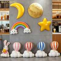 Sculpture murale en résine FRP en forme de fruits pour magasins de fruits et salons de thé - Décoration photographique et sculpture pour la prise de vue