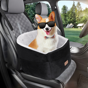 Nobleza seggiolino auto per cani di piccola taglia con spessi cuscino in cotone Oxford e tasche laterali per gatti - Product Image 1