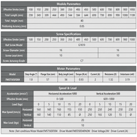 Vérin linéaire de précision SFL40 à vis à billes avec moteur pas à pas Nema 23, table de mouvement linéaire CNC, directement de l'usine