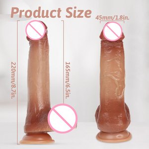 S-HANDE <span class=keywords><strong>Dildo</strong></span> Silikon Cair Panas dengan Getaran, <span class=keywords><strong>Dildo</strong></span> Silikon Realistis Besar untuk Wanita dan Pria 12 Inci - Product Image 6