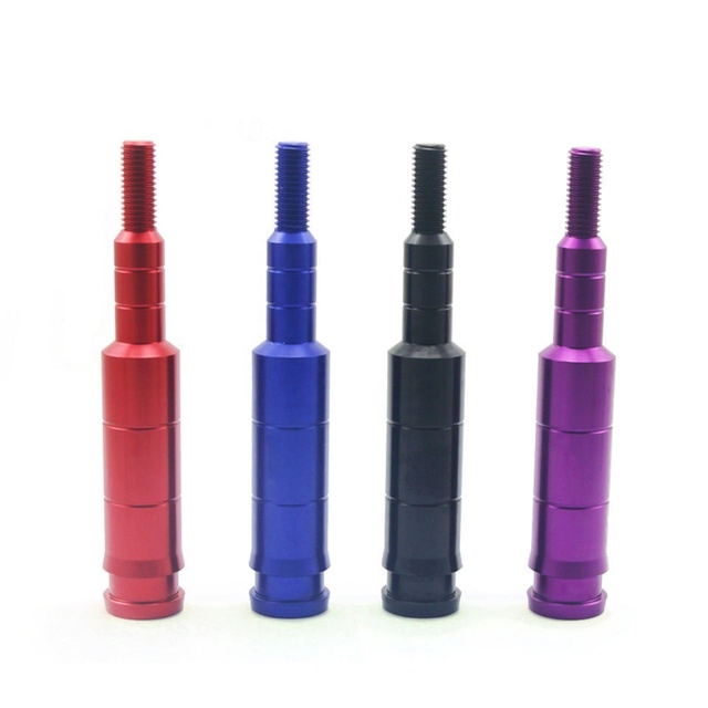 Universal Racing Aluminum Gear Shift Knob Extender Adjustable Shifter Lever Extend Fit for All Auto Transmission Systems