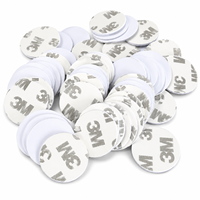 Autocollant NFC rond en PVC de 25 mm, NFC213 215 216 RFID, jeton NFC, carte RFID pour le partage d'URL sur les réseaux sociaux
