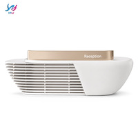 Moderno Mostrador de Recepción de Fibra de Vidrio Personalizado, Color Brillante, Curvo, Duradero y Ecológico, para Apartamentos, Hogares, Hoteles y Comedores
