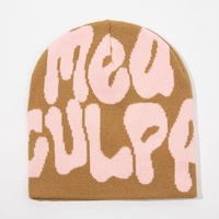 Gorro de Punto Jacquard 100% Acrílico, Forrado de Seda Satinada, Transpirable e Impermeable, Personalizable para Hombre, Venta al Por Mayor de Fábrica