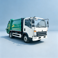 Truk Sampah Compactor HOWO 4x2, Truk Sampah Compactor HOWO 7 Meter Kubik, Truk Sampah Compactor HOWO