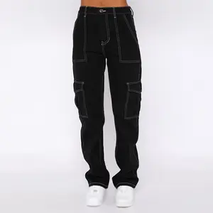 Individueller Schlussverkauf unregelmäßige hohe Taille Jeans, Shorts 2023 Mode Übergröße Damenjeans /