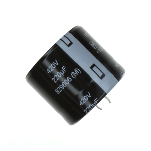 Condensateur traversant EET-HC2S221KA en aluminium 220 µF 20 % 420 V SNAP TH 220 µF - Product Image 1