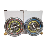 Jauges haute et basse pression 2 pièces pour R410 réfrigérant climatisation AC outils de réparation jauge collecteur raccords de soupape séparément