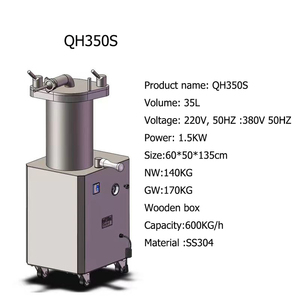 220V Klysma Machine Apparatuur Snelle Hydraulische Klysma Machine Roestvrij Staal 304 1.5kw Worst Stuffer Hydraulische 26lts - Product Image 4