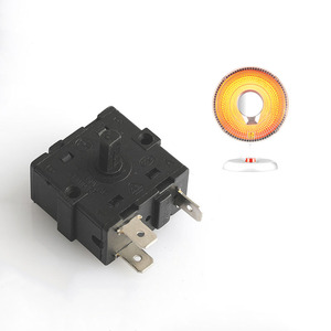 Interruptor Rotatorio de 3 Pines/5 Pines T125 16A 125V 250V 2 3 4 5 6 Posiciones, Interruptor Giratorio para Ventilador y Cafetera - Product Image 3