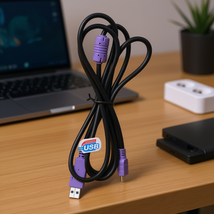 สายเคเบิล USB Type A เป็น Mini USB Type B ยาว 1.5 เมตร พร้อมแกนเฟอร์ไรต์ - Product Image 3