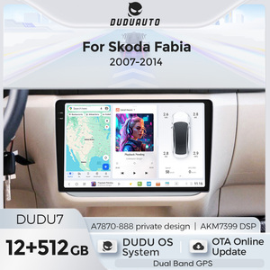 DUDUAUTO autoradio sistema intelligente lettore multimediale Stereo testa unità di navigazione GPS per Skoda <span class=keywords><strong>Fabia</strong></span> 2 2007 - <span class=keywords><strong>2014</strong></span> - Product Image 4