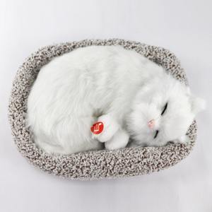 Jouet en peluche interactif pour chien avec respiration réaliste, ronflement, mouvement de soulèvement du ventre, peluche de berger allemand Golden Retriever - Product Image 4