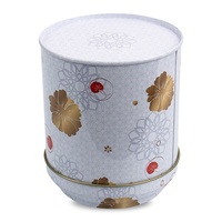 Boîte à parfum solide ronde à motif floral, best-seller, boîte cosmétique en métal, cadeau de festival, Noël, Saint-Valentin, rangement de bijoux