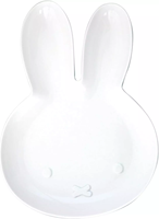 Assiette en céramique et porcelaine pour enfants, motif dessin animé mignon (panda, chat, renard), design personnalisé animaux et fruits, 13,5x5,5cm, non toxique