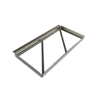 Support de cadre métallique rectangulaire de haute qualité de l'usine Dongguan Meirir, en acier inoxydable et aluminium, tolérance de précision, OEM personnalisé