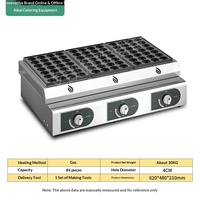 Nouvelle Machine Commerciale Électrique à Plaque Unique pour Takoyaki (Boulettes de Poulpe) avec Garantie 1 An pour Vendeurs de Rue, Plaque de Cuisson, Vente en Gros