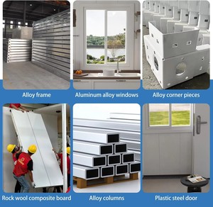 Xuất khẩu gấp đôi cánh mở rộng hộp ba lớp màu thép tấm mở rộng thoáng khí nhà CONTAINER - Product Image 6